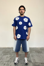 Load image into Gallery viewer, Men's Side Seam Blasted Blue Denim Jorts
