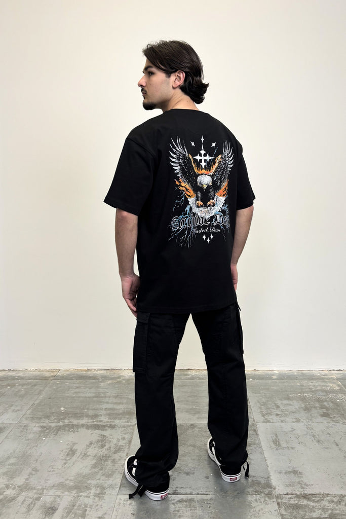 Men's Ripstop Black Cargo Pants
