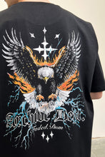 Load image into Gallery viewer, Men's Gothic Eagle Black Graphic T-Shirt
