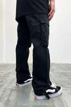 Load image into Gallery viewer, Men's Ripstop Black Cargo Pants
