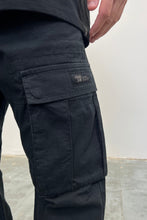 Load image into Gallery viewer, Men's Ripstop Black Cargo Pants
