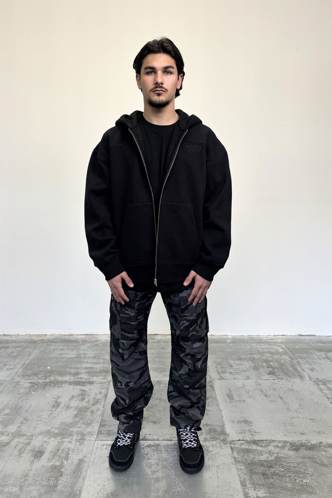 Men's Black Millennium Zip Hoodie