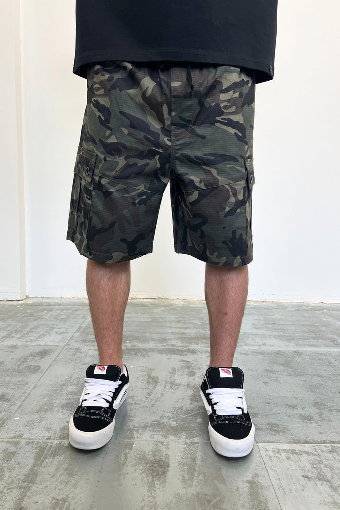 Men's Ripstop Camo Cargo Shorts