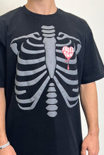 Load image into Gallery viewer, Men's Ribcage Black Graphic T-Shirt
