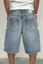 Load image into Gallery viewer, Men's Raw Bone Blue Denim Jorts
