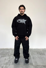 Load image into Gallery viewer, Men's Black Retro Star Hoodie
