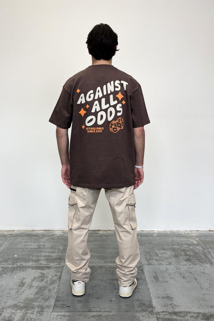 Men's Odd’s Brown Graphic T-Shirt