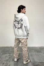 Load image into Gallery viewer, Men's Off White Cross Zip Hoodie

