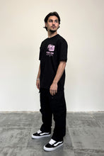 Load image into Gallery viewer, Men's Playlist Black Graphic T-Shirt
