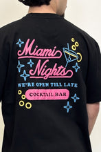Load image into Gallery viewer, Men's Miami Nights Black Graphic T-Shirt
