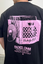 Load image into Gallery viewer, Men's Playlist Black Graphic T-Shirt
