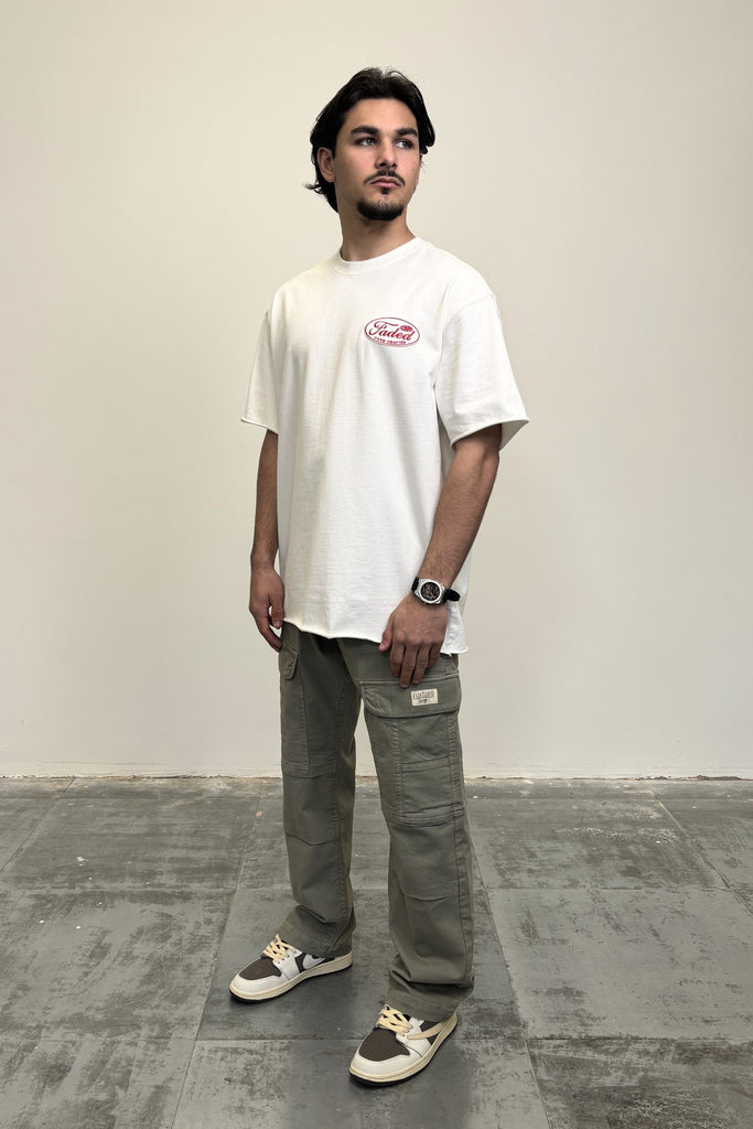 CANVAS WASHED KHAKI CARGO