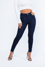 Load image into Gallery viewer, Women&#39;s Blue/Black High Waisted Skinny Jean
