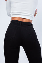 Load image into Gallery viewer, Women&#39;s Black High Waisted Skinny Jean
