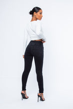 Load image into Gallery viewer, Women&#39;s Washed Black High Sculpting Skinny Jean
